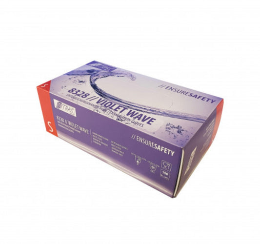 Purple Nitrile gloves